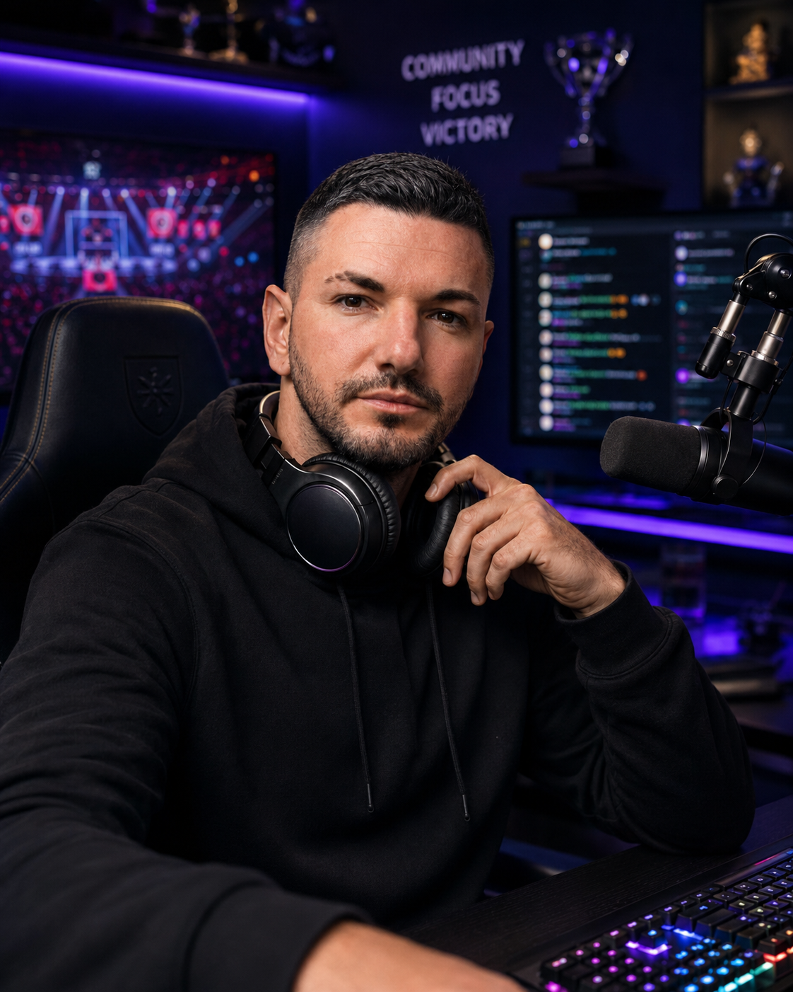 Lilienthal in seinem Gaming-Studio